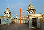 Amritsar - the Golden Temple - copper cupolas 